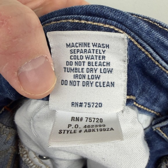 BKE Parker Jeans Womens 28 Blue High Rise Ankle Skinny Distressed Denim Stretch - Picture 5 of 9